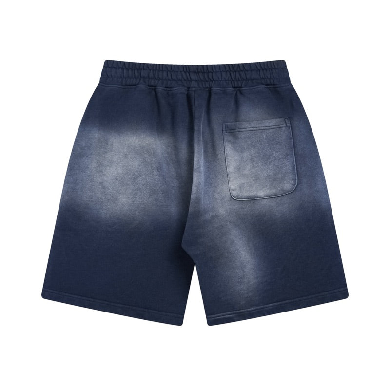 Washed Blue Jogger Shorts