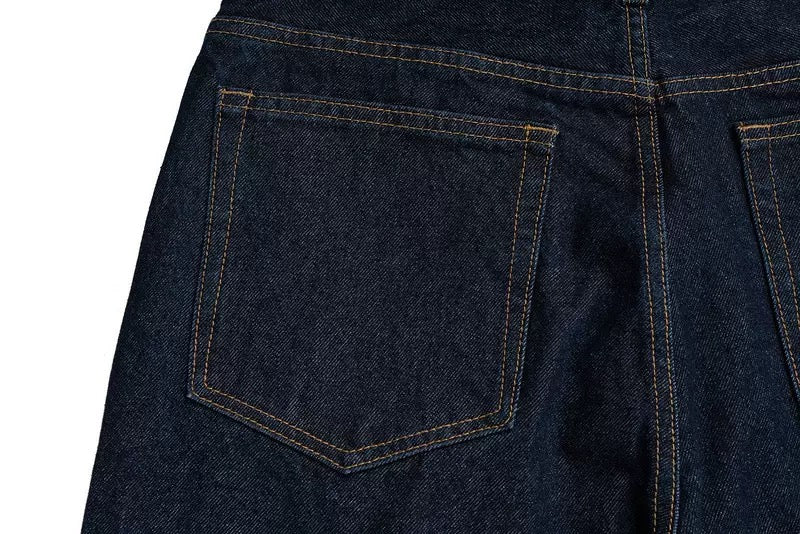 Raw Denim Flare Jeans